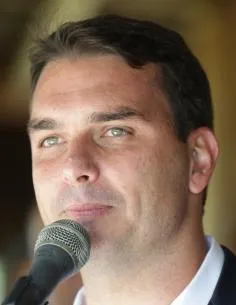 Flávio Bolsonaro tijdens een diploma-uitreiking als deelstaatafgevaardigde van Rio de Janeiro.