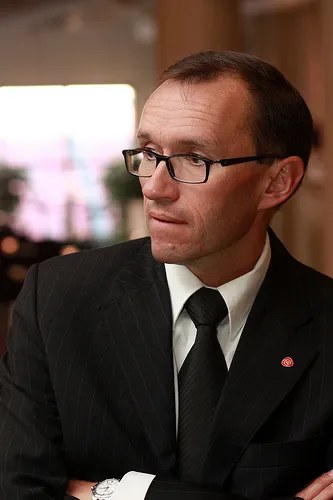 Noorse minister van Buitenlandse Zaken Espen Barth Eide, die het vrijhandelsakkoord met Vietnam aankondigde